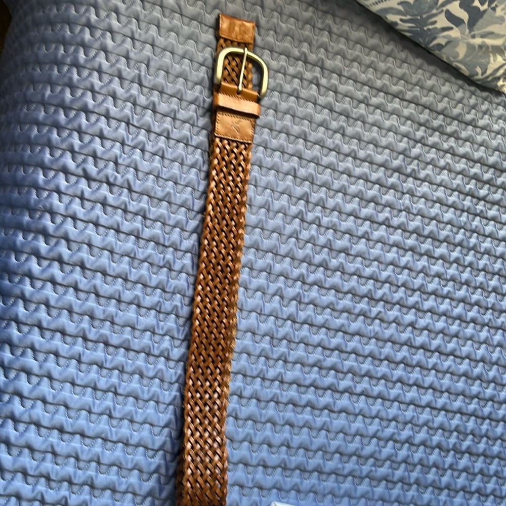 Leather belt